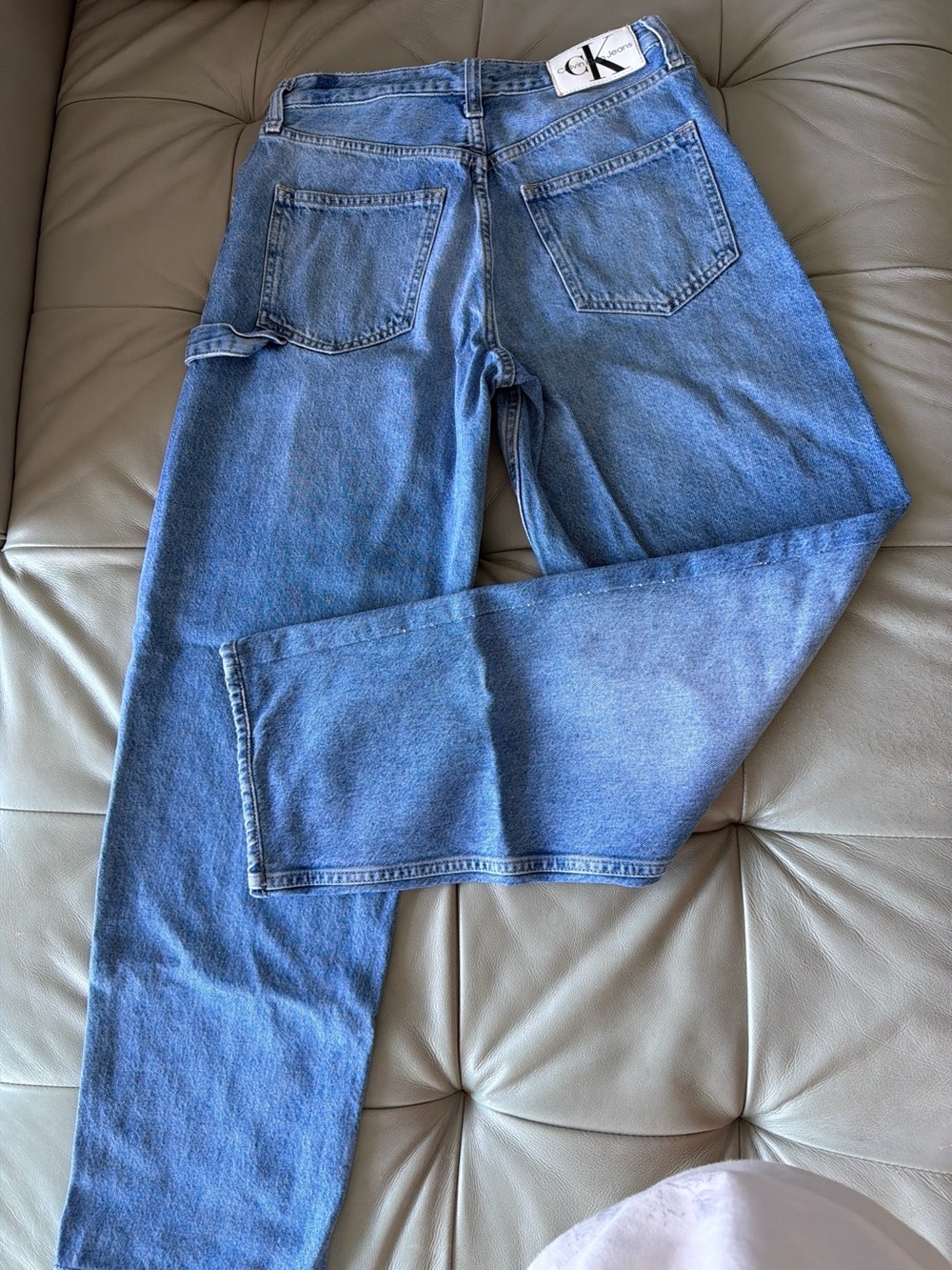 Calvin Klein Jeans Women's Baggy Jeans in Blue Like New